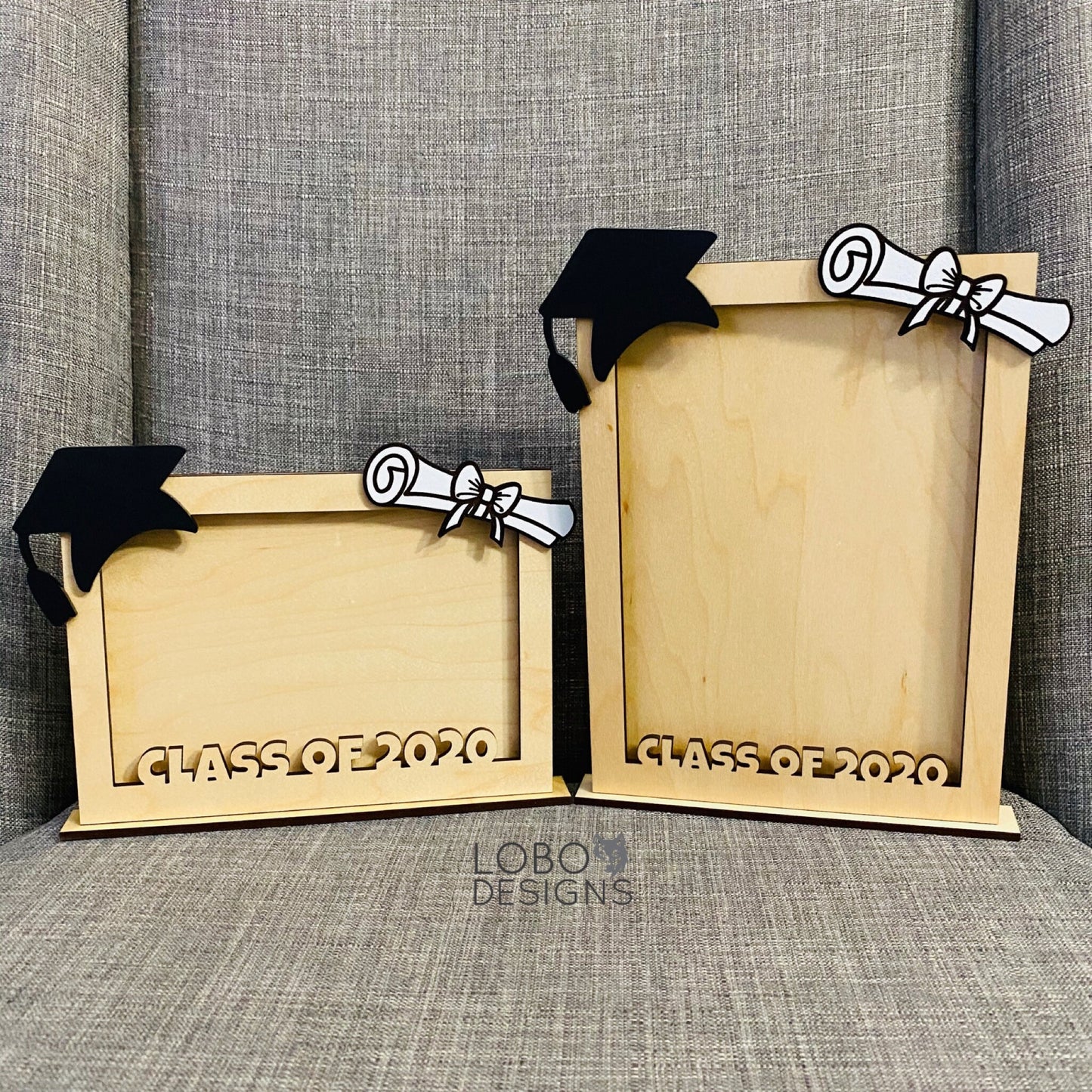 Digital Design Bundle — Class of 2020 through Class of 2024 Stand-Up Picture Frames