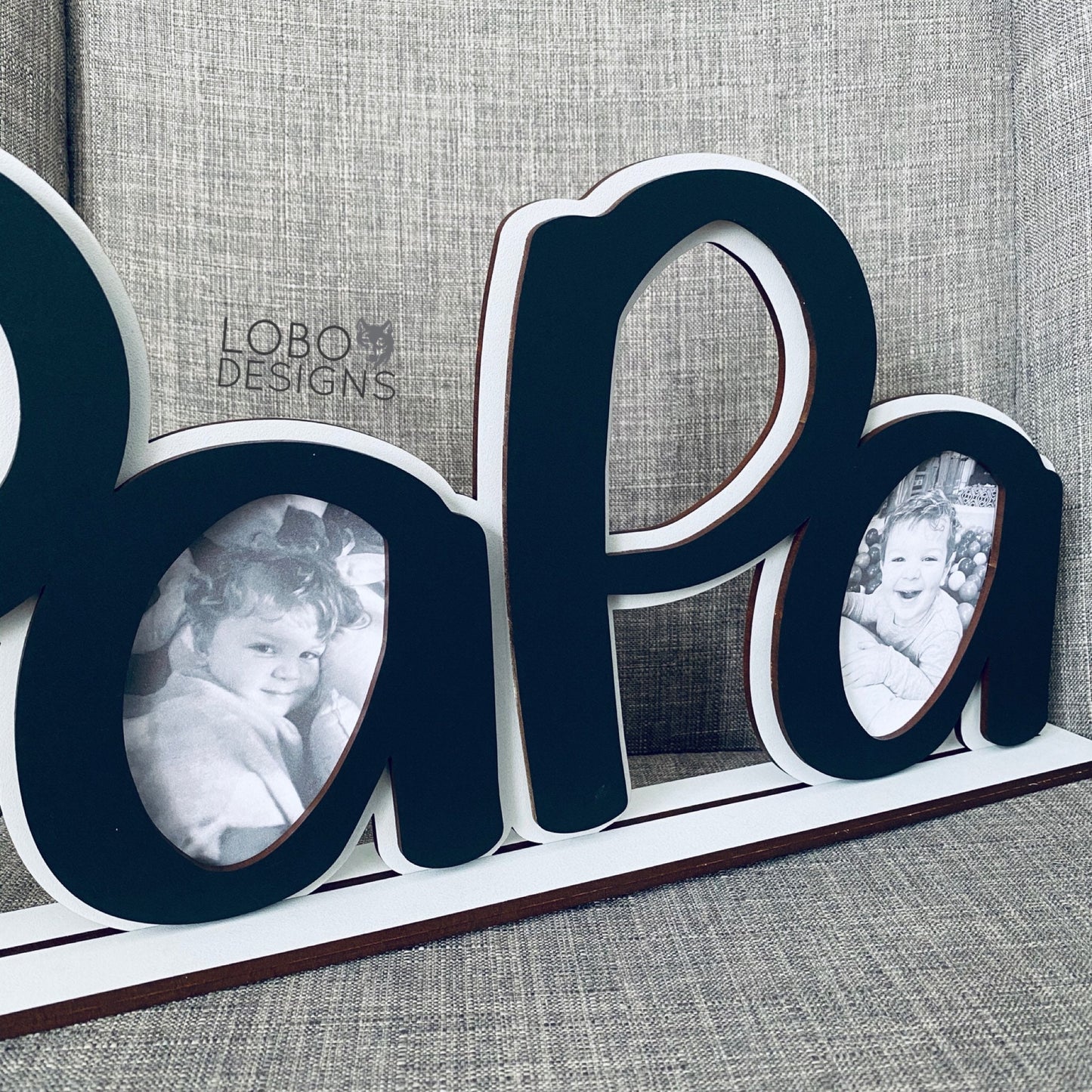 Digital Design — Papa Frame (three design options included)