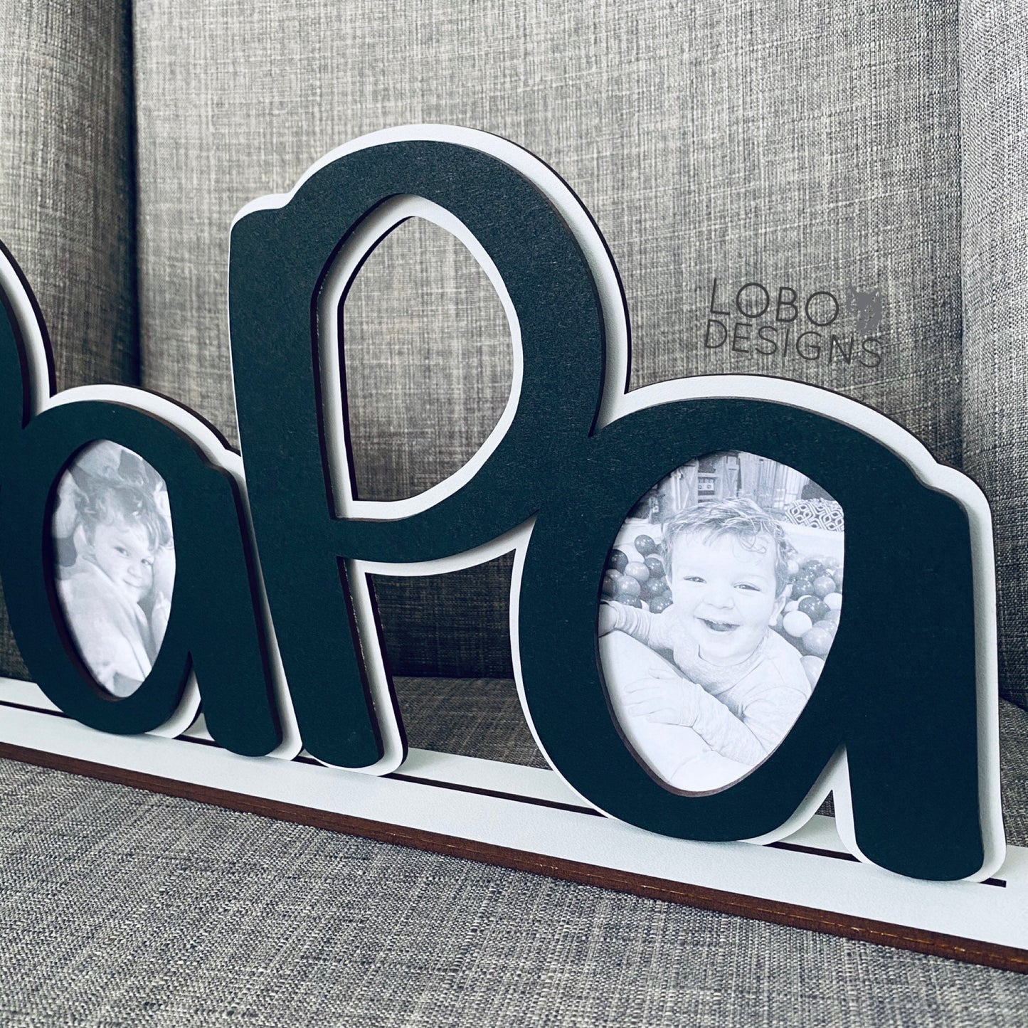 Digital Design — Papa Frame (three design options included)