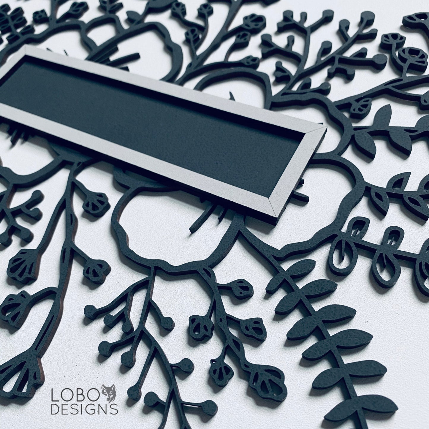 Digital Design — Floral Board w/ Frame