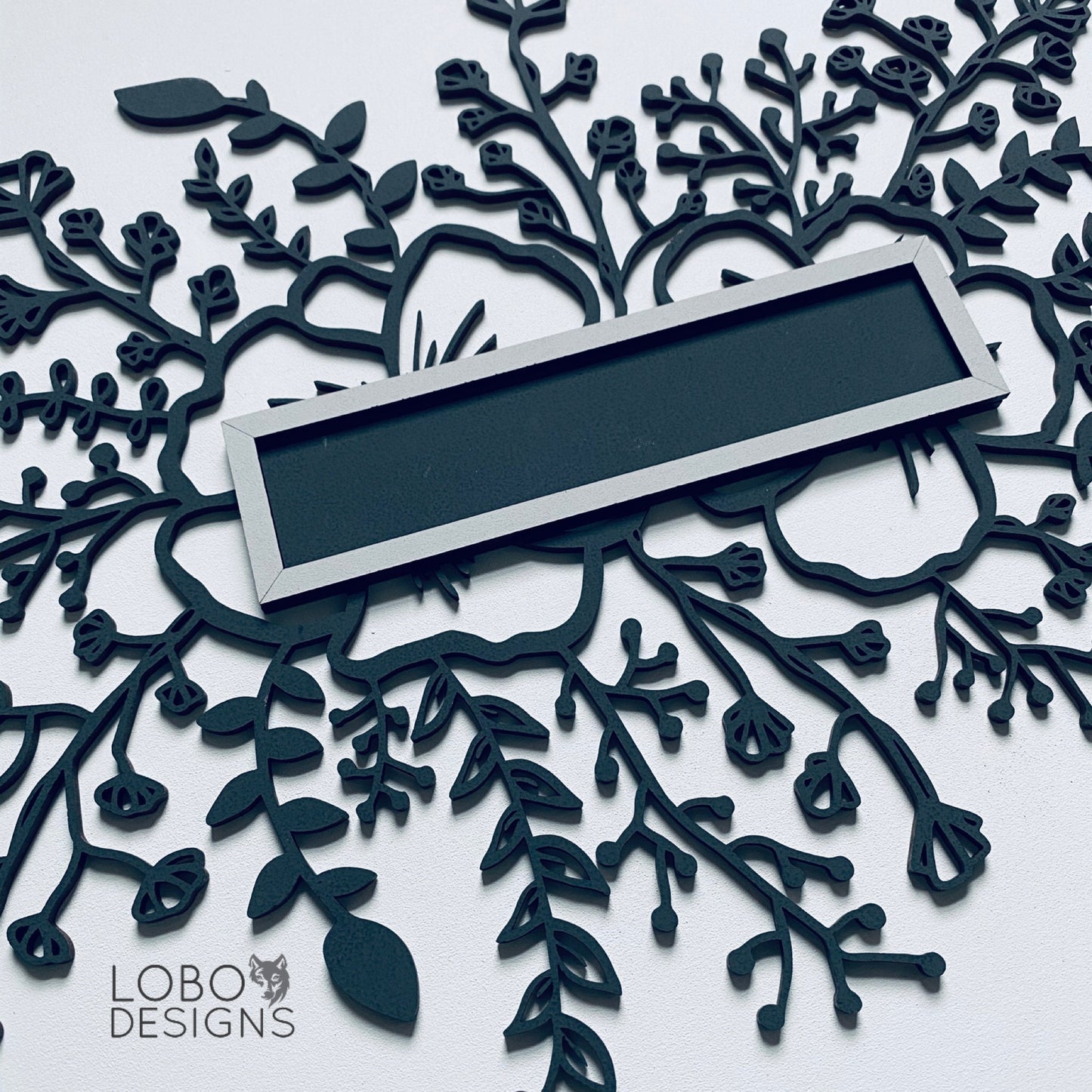 Digital Design — Floral Board w/ Frame