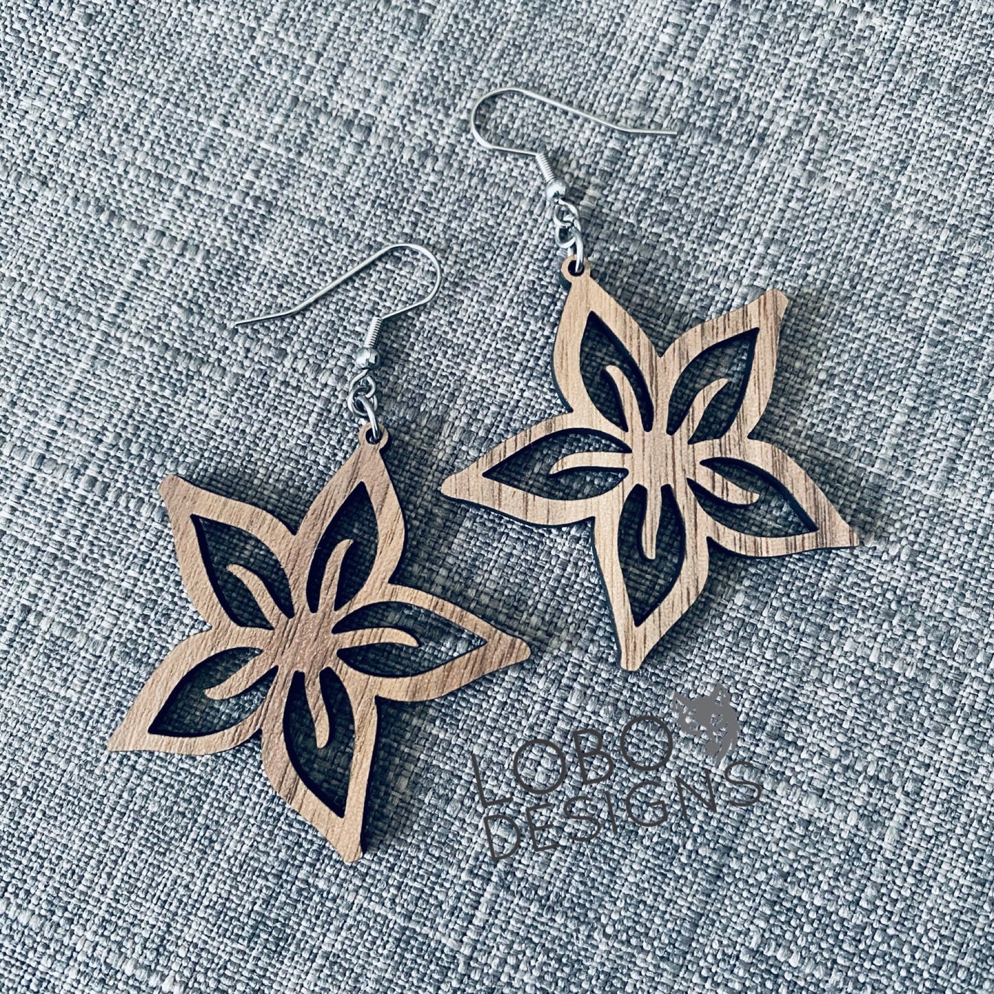 Digital Design — Flower Earrings