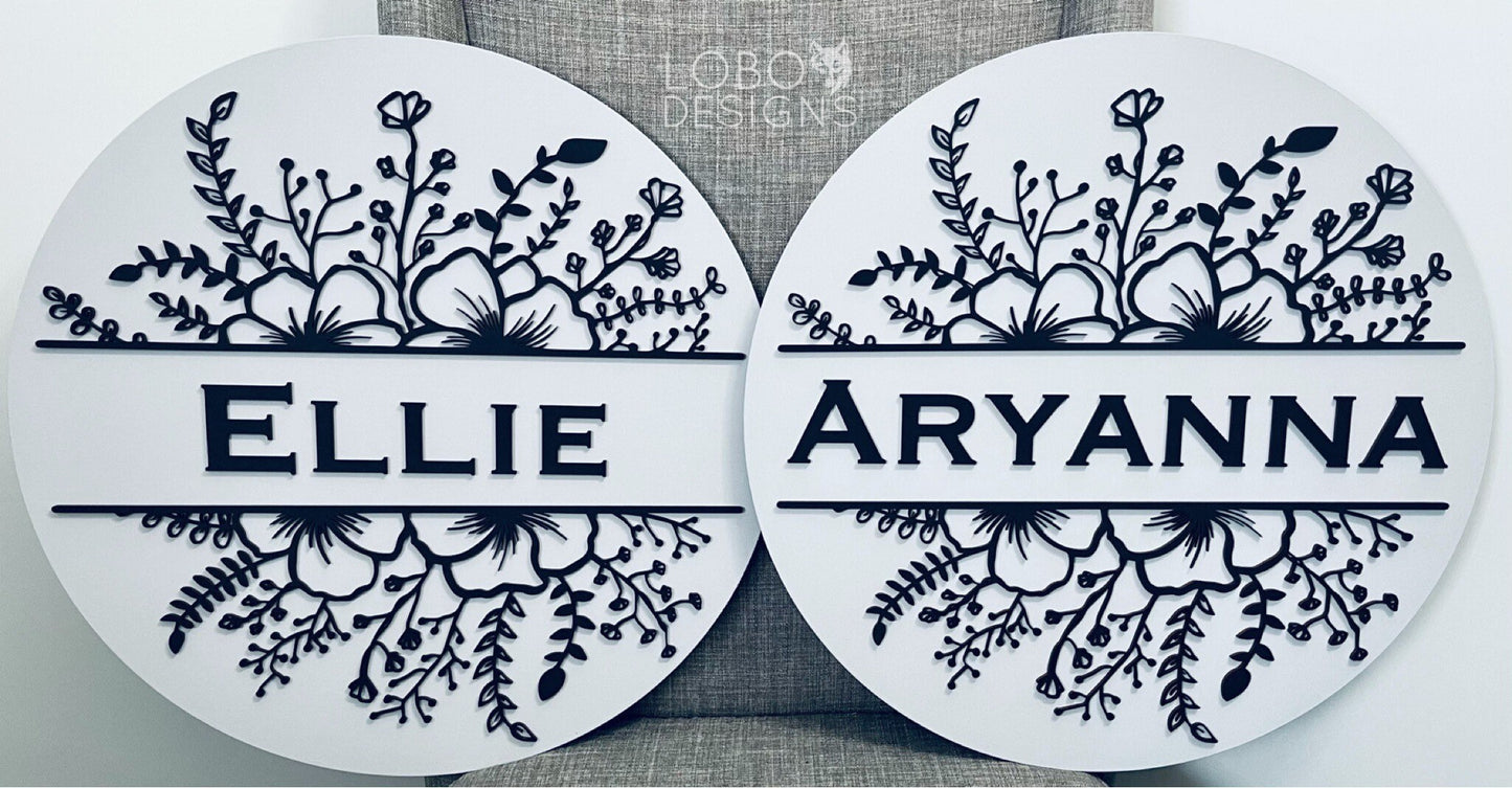 Digital Design — Split Floral