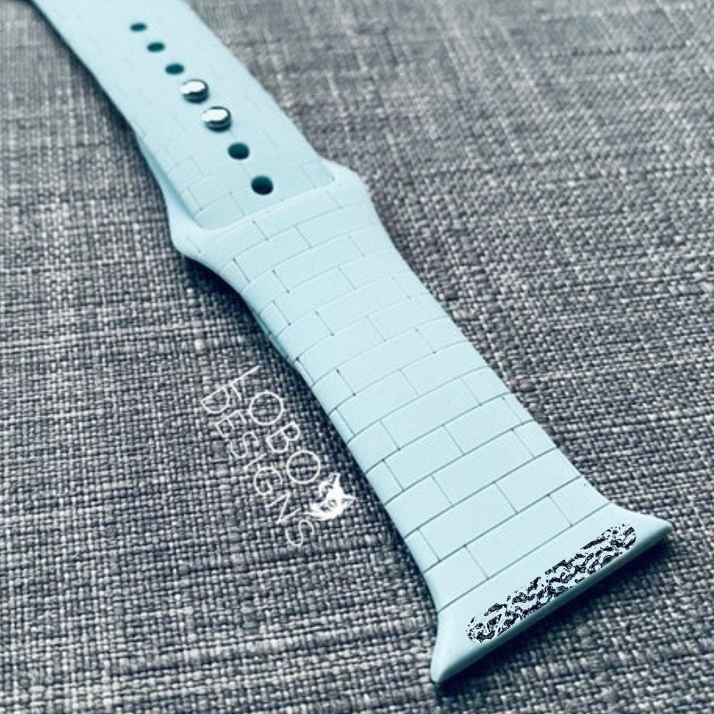 Digital Design Bundle — Brick Watch Band Pattern (two designs included for scoring or engraving)