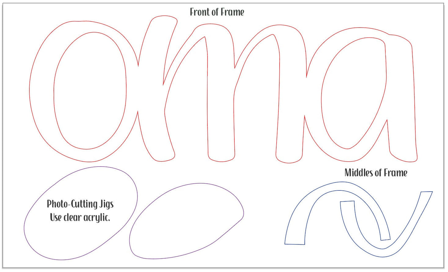 Digital Design — Oma Frame (three design options included)