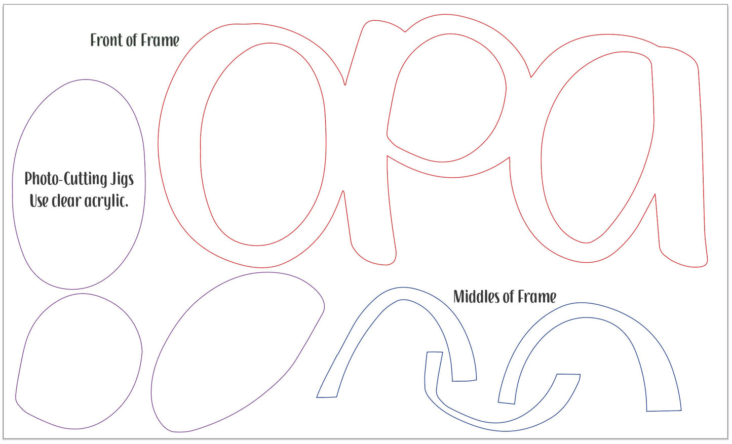 Digital Design — Opa Frame (three design options included)