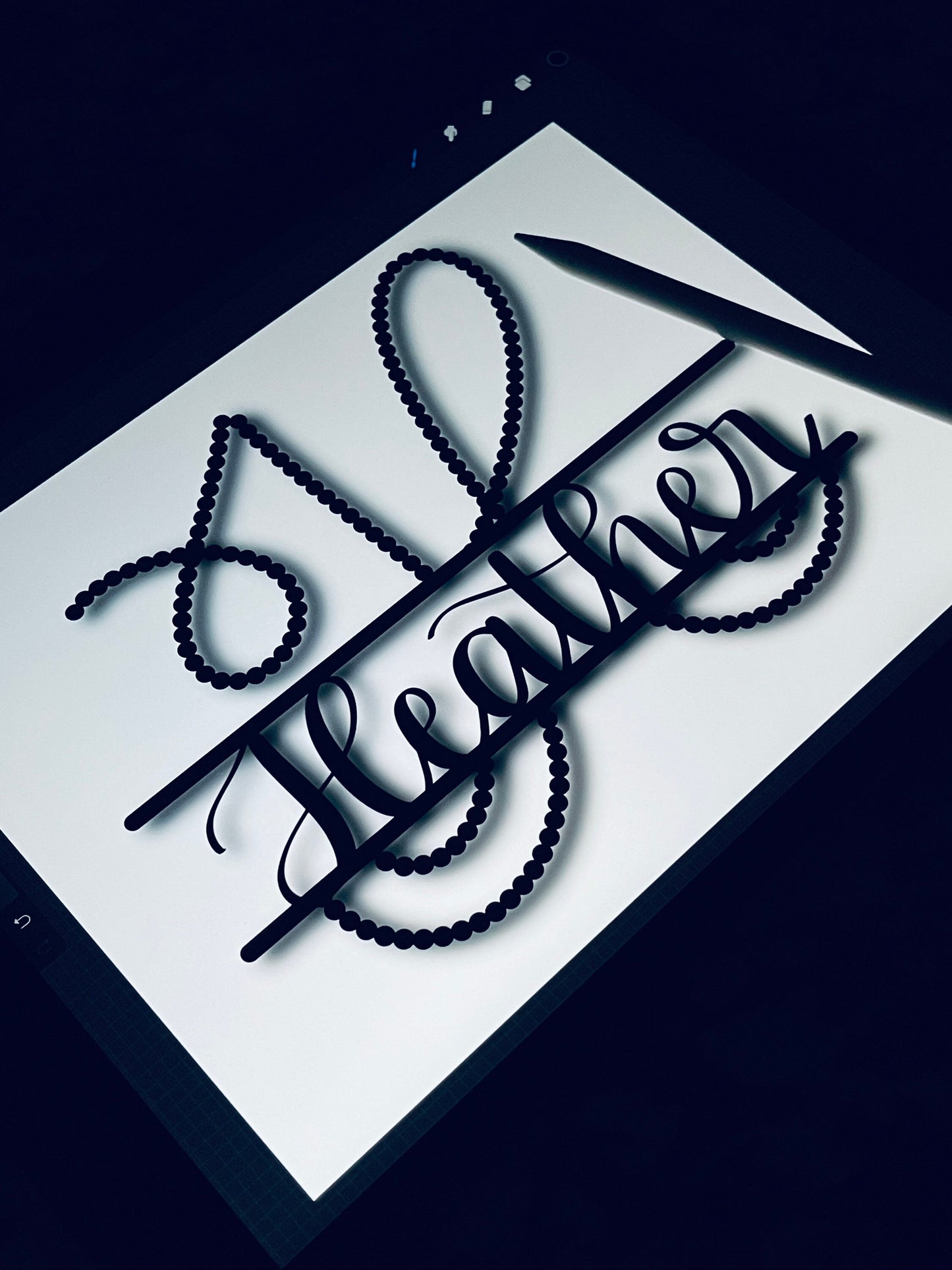 Procreate Brush — LoBo Script