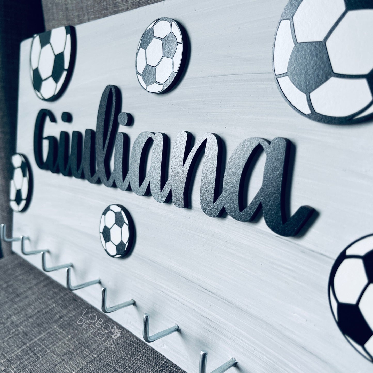 Digital Design — Soccer Design for Medal Holder