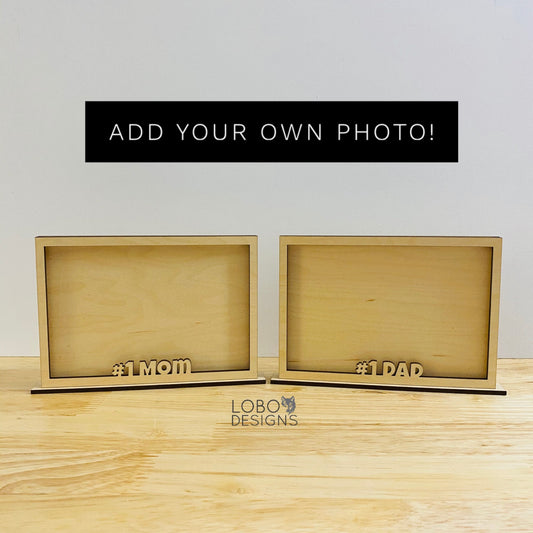 Digital Design — Mom & Dad 4x6" Stand-Up Picture Frames (eight frames included)