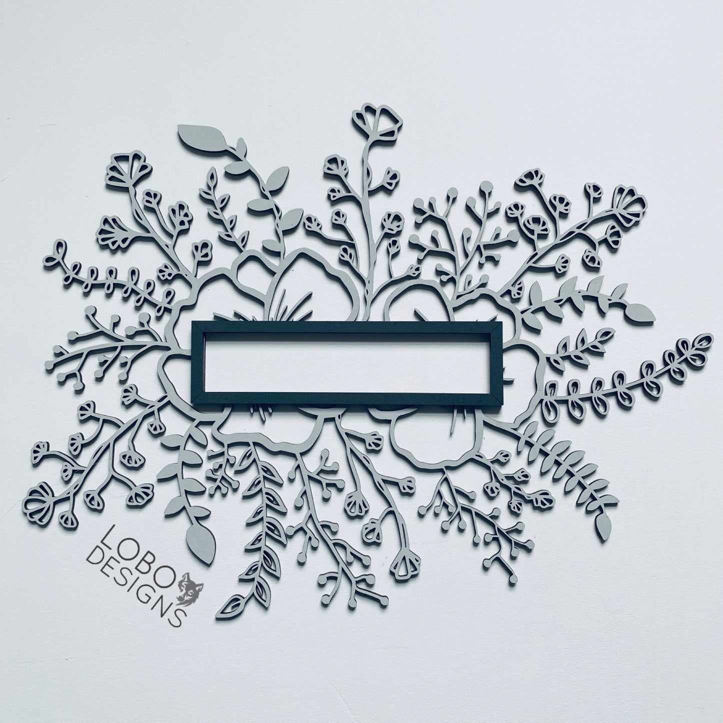 Digital Design — Floral Mail Slot / Frame