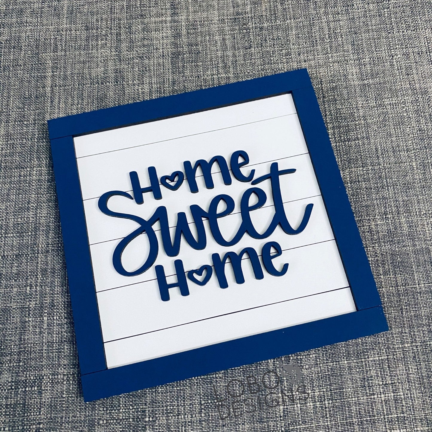 Digital Design — "Home Sweet Home" w/ Mini Shiplap Backboards and Frames