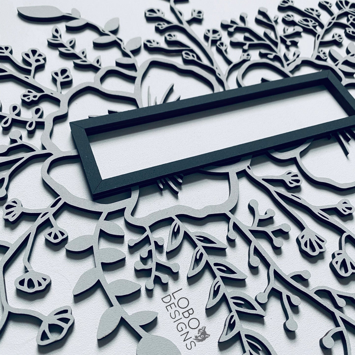 Digital Design — Floral Mail Slot / Frame