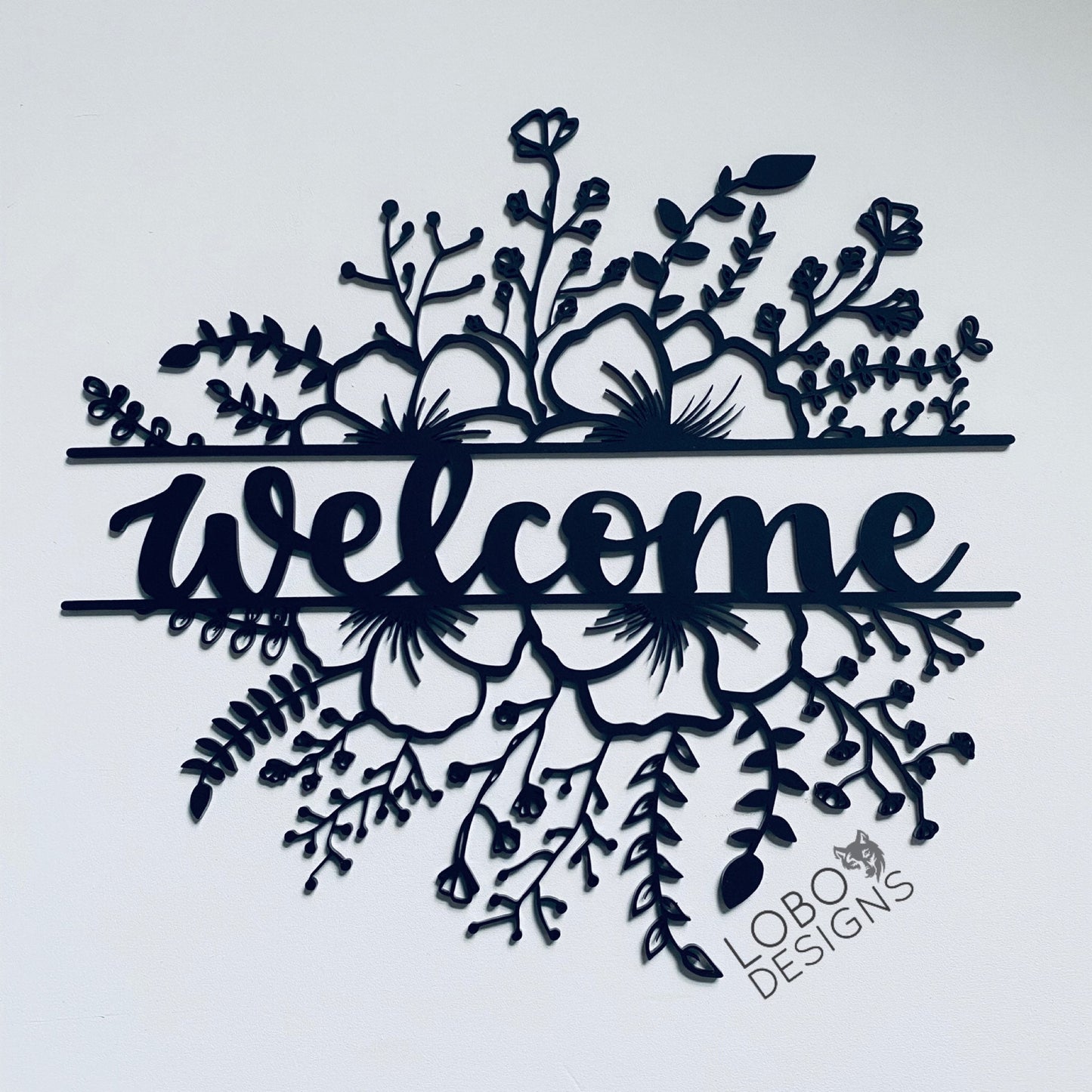 Digital Design — Split Floral Welcome