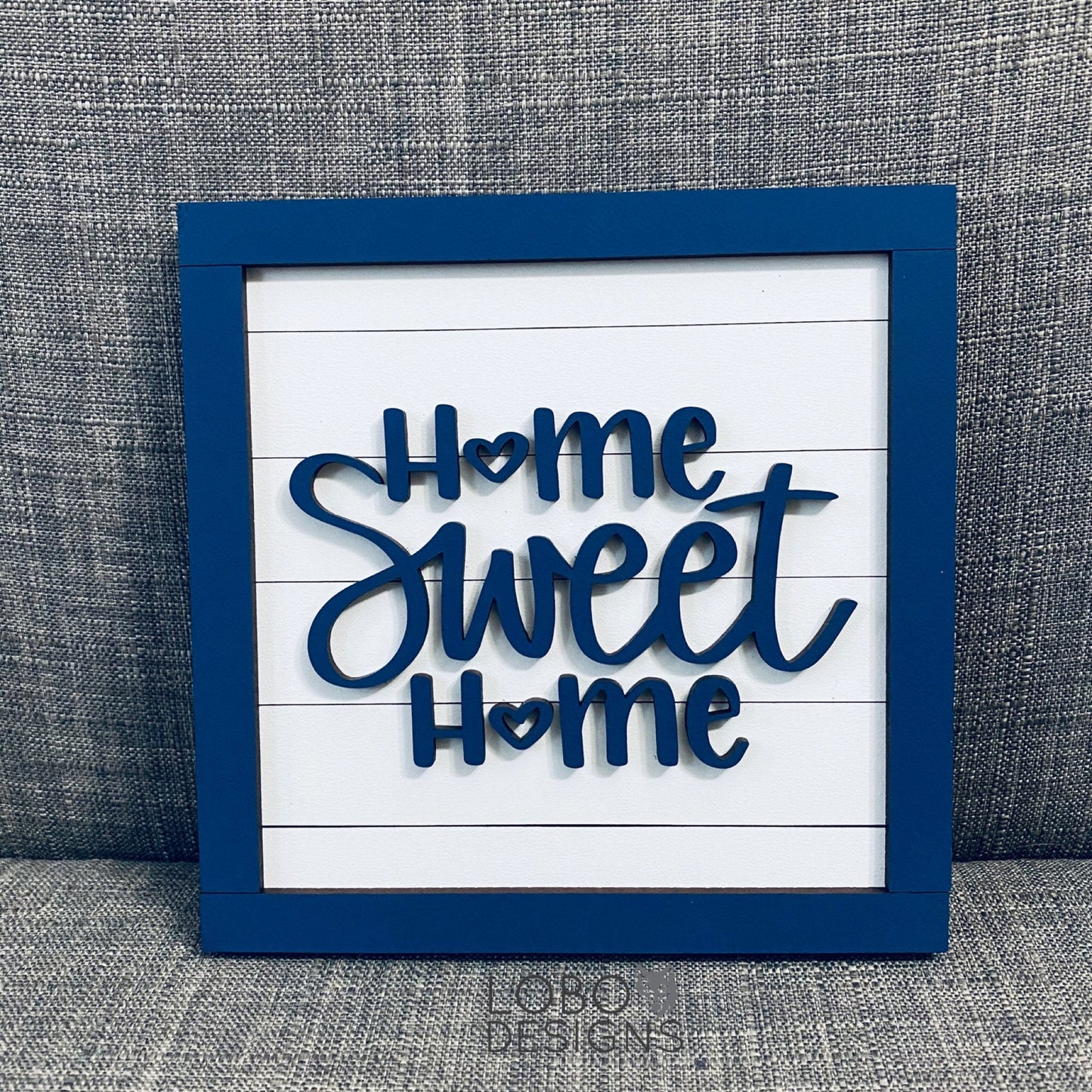 Digital Design — "Home Sweet Home" w/ Mini Shiplap Backboards and Frames