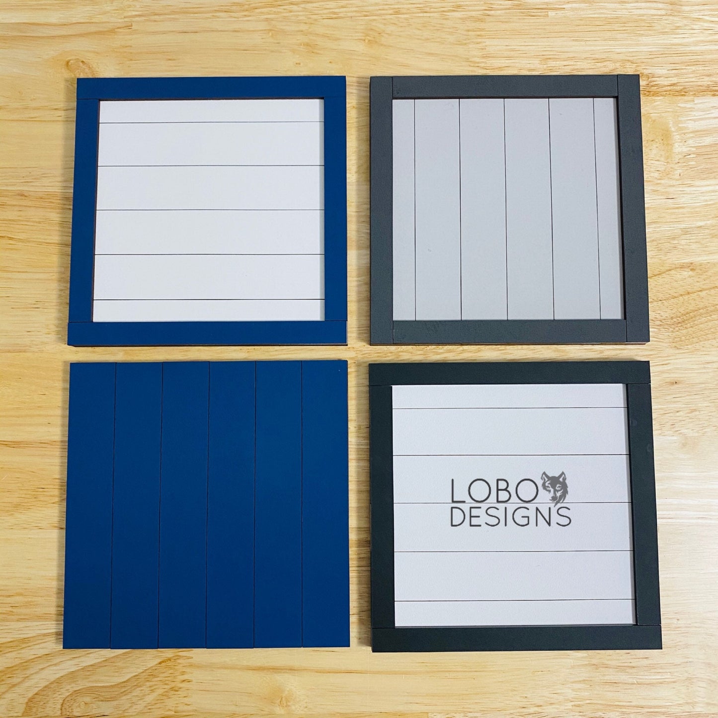 Digital Design — Mini Shiplap and Solid Backboards w/ Frames