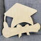 Digital Design — Graduation Cap and Diploma Shaped Cutout and Backboard