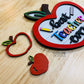 Digital Design — "Best Teacher Ever" w/ Rulers, Apples, Pencils, Mini Frames, and Backboards