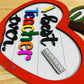 Digital Design — "Best Teacher Ever" w/ Rulers, Apples, Pencils, Mini Frames, and Backboards