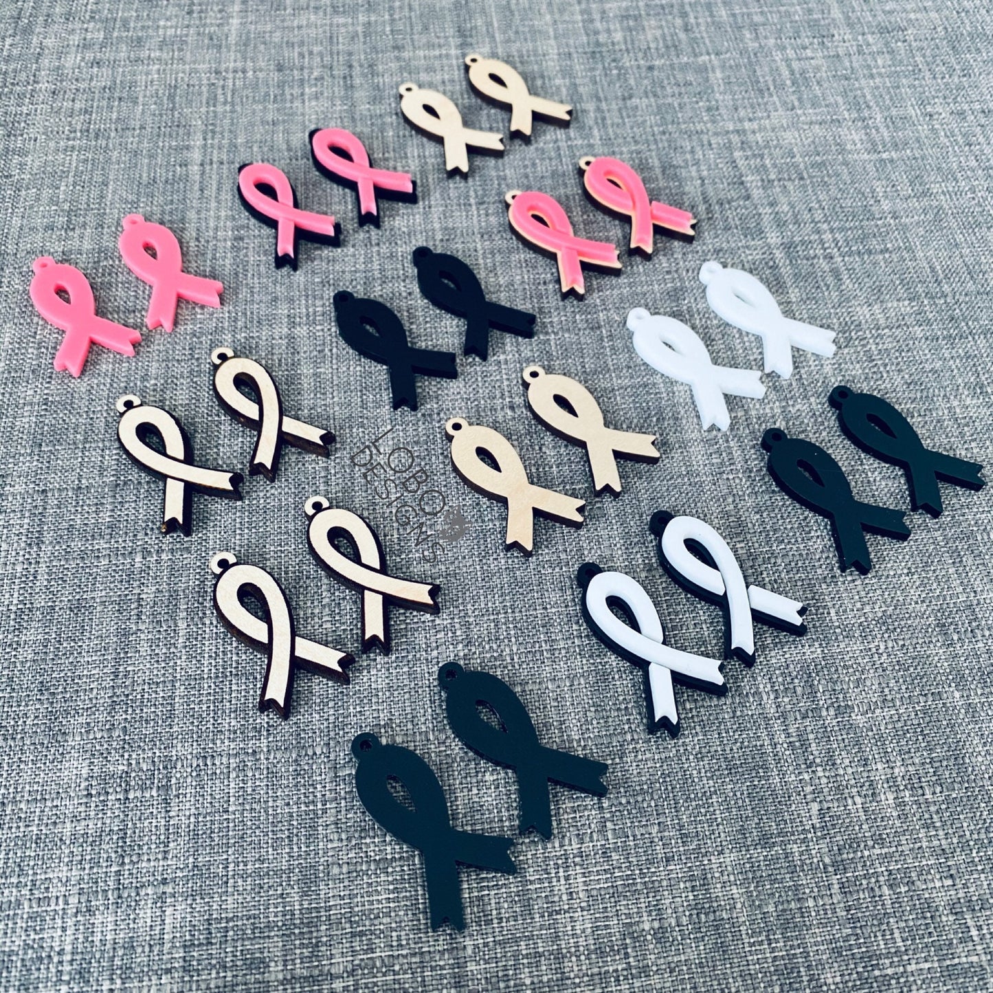 Digital Design Bundle — Ribbon Earrings (two designs included)