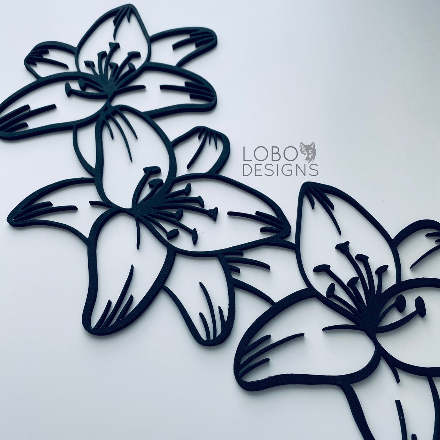 Digital Design — Lilies for Round Sign