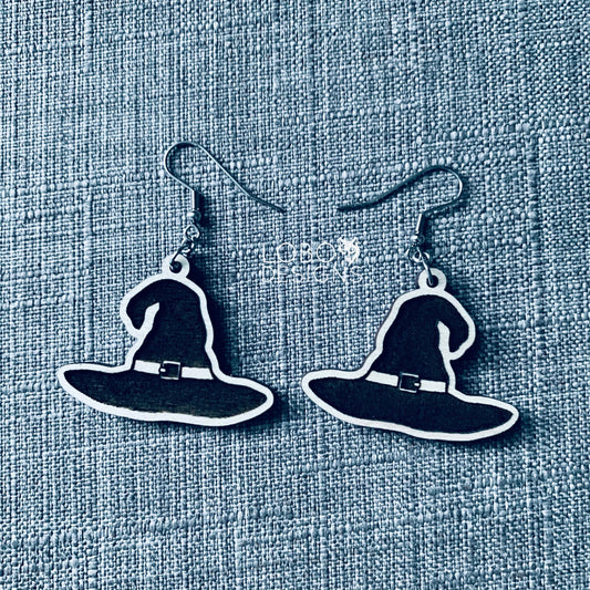 Digital Design — Witch Hat Earrings