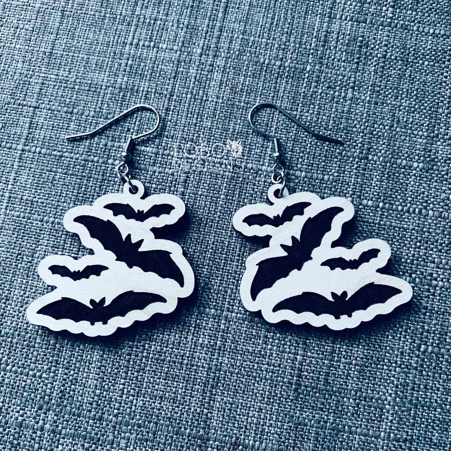 Digital Design — Bat Earrings