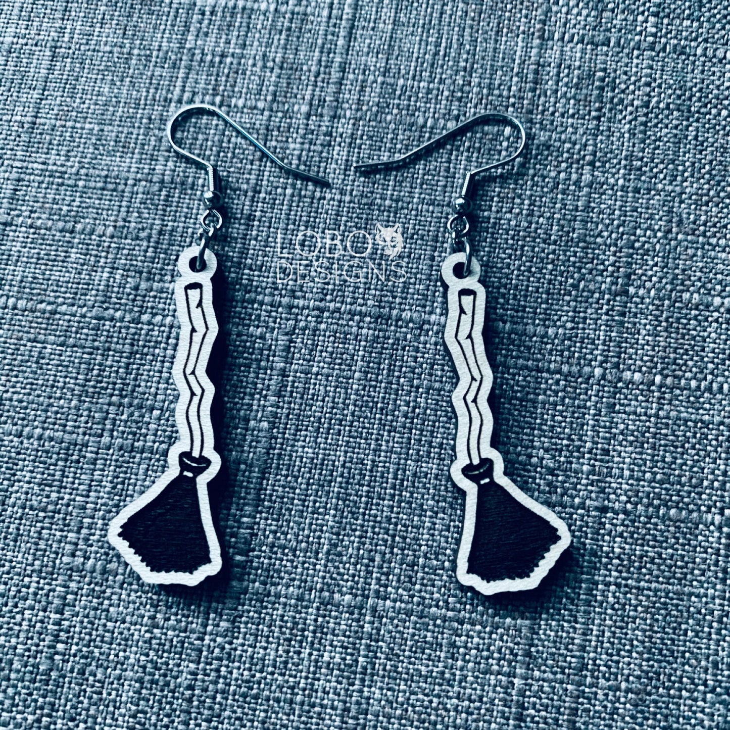 Digital Design — Witch's Broom Earrings