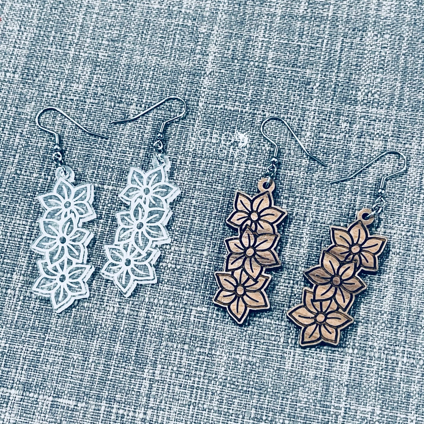 Digital Design — Flower Earrings