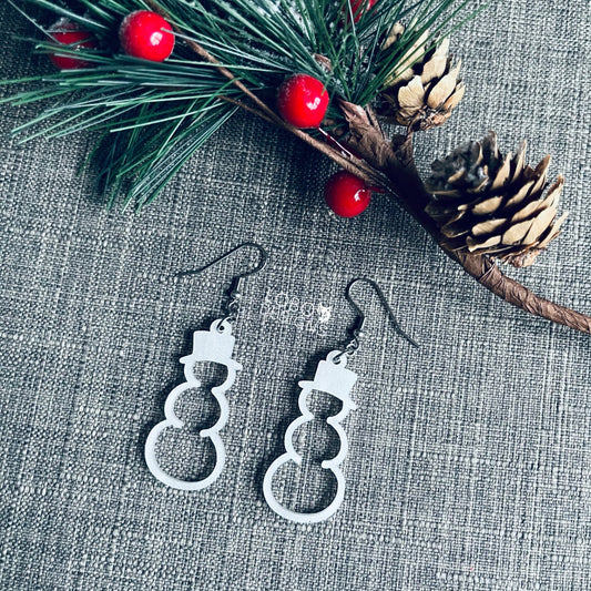 Digital Design — Snowman Earrings