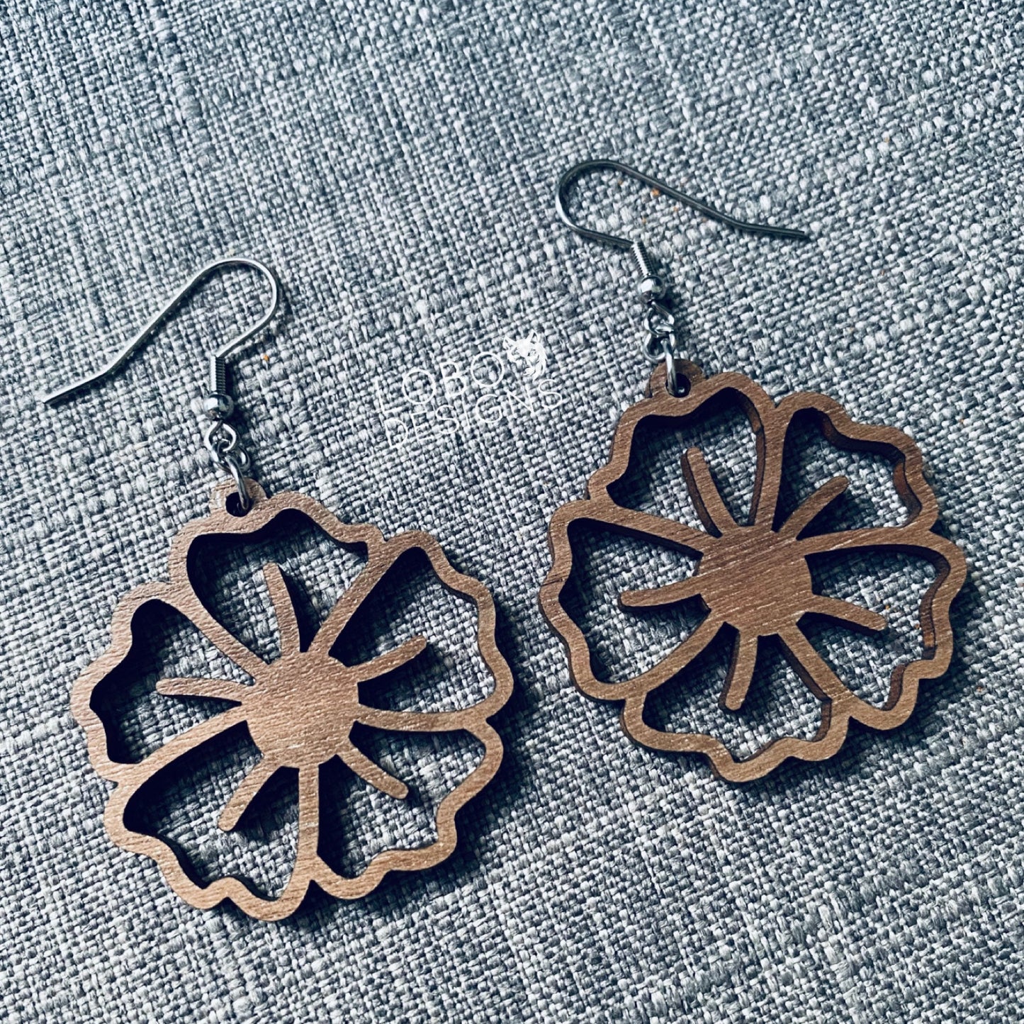 Digital Design — Flower Earrings