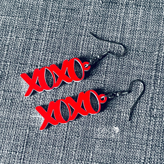 Digital Design — XOXO Earrings