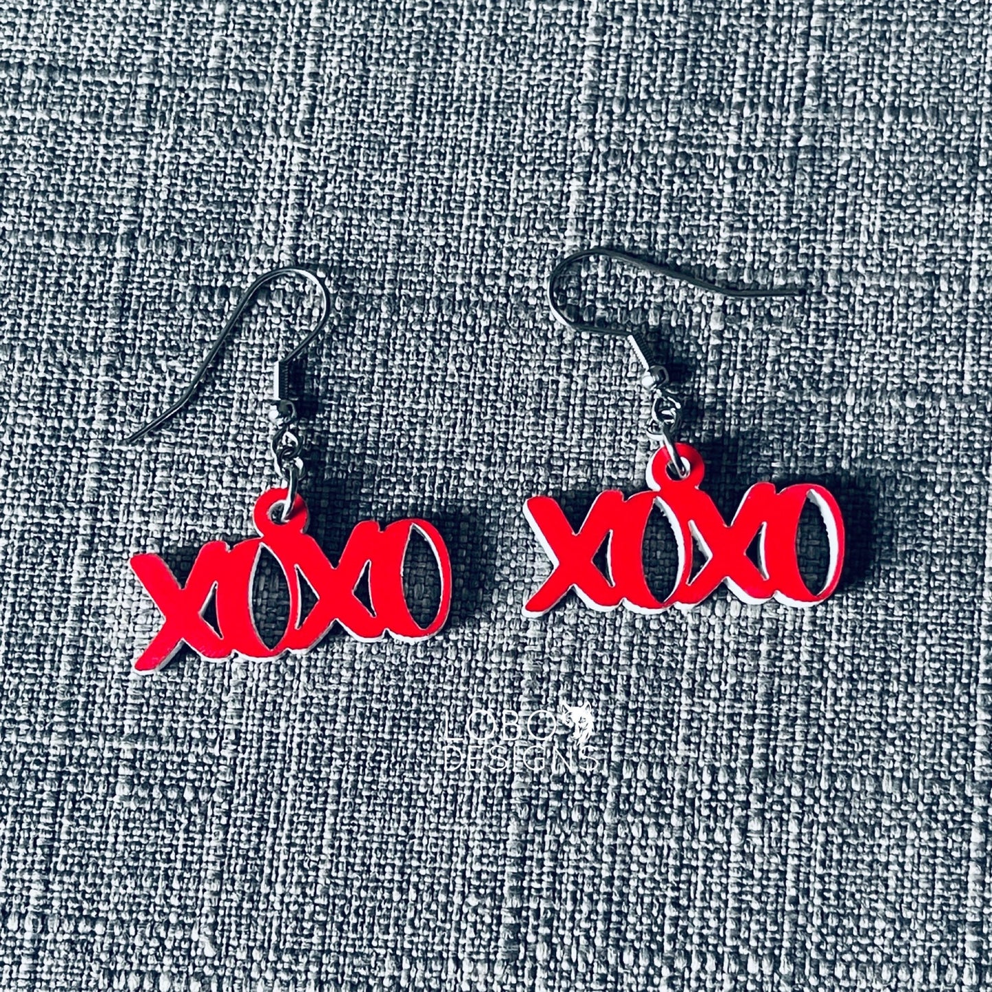 Digital Design — XOXO Earrings