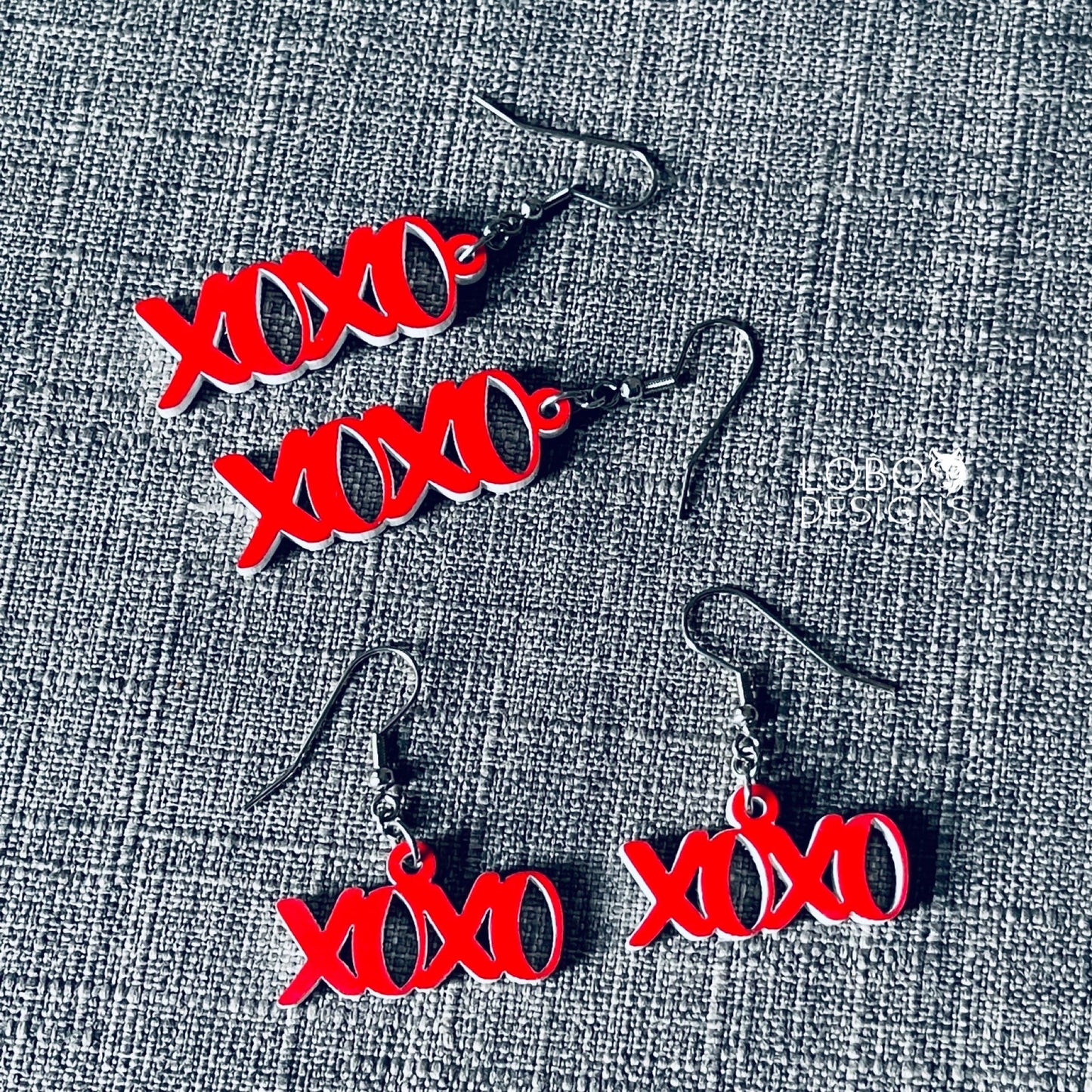 Digital Design — XOXO Earrings