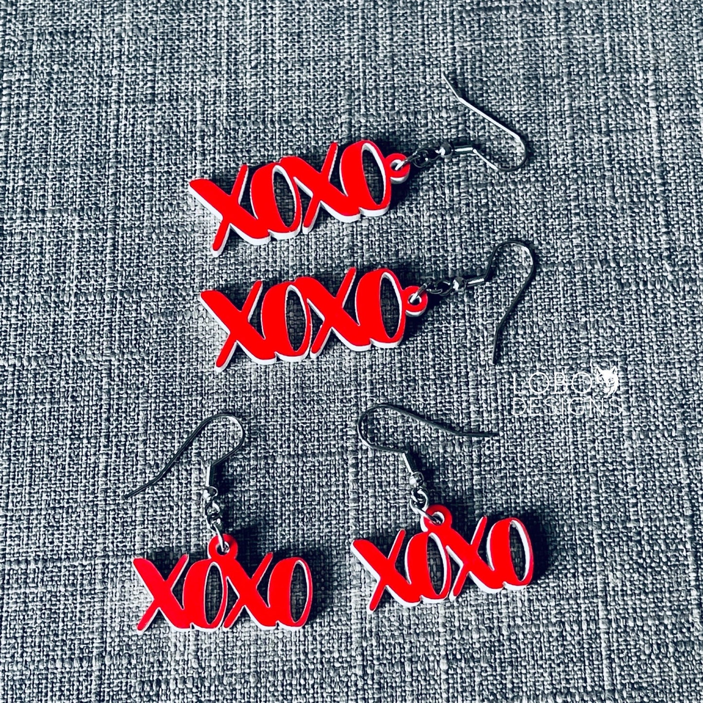 Digital Design — XOXO Earrings