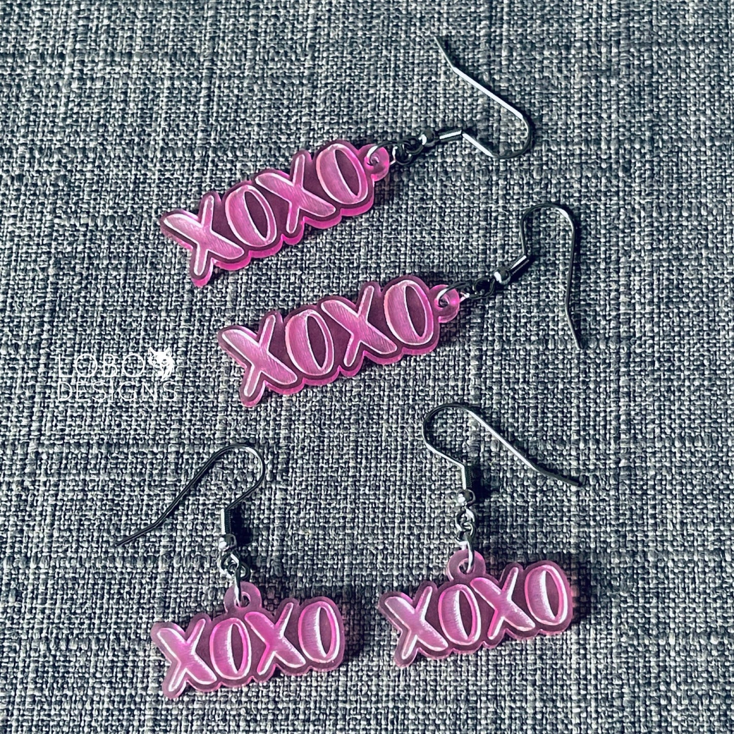 Digital Design — XOXO Earrings