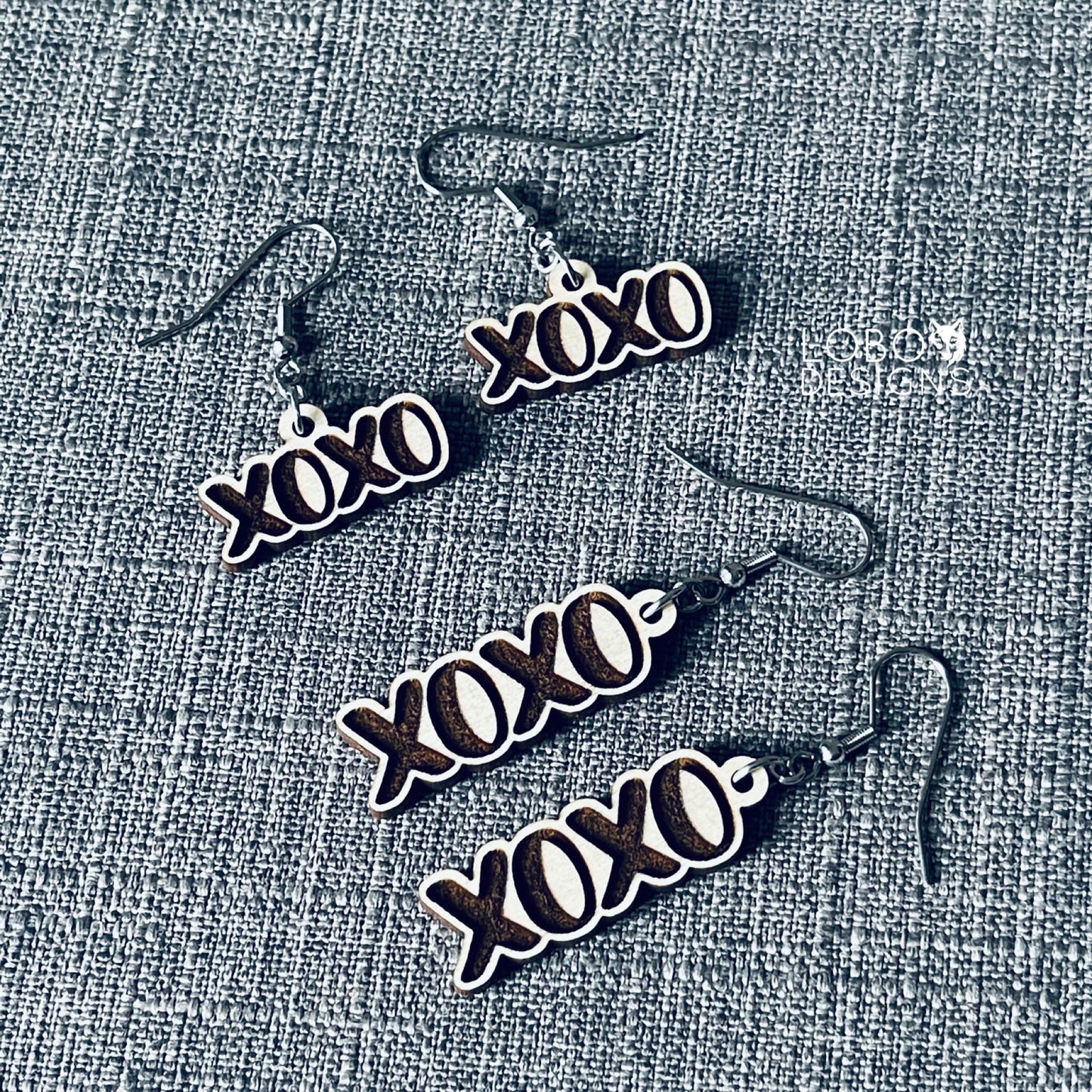 Digital Design — XOXO Earrings