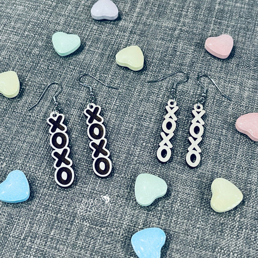 Digital Design Bundle — XOXO Earrings (two designs included)