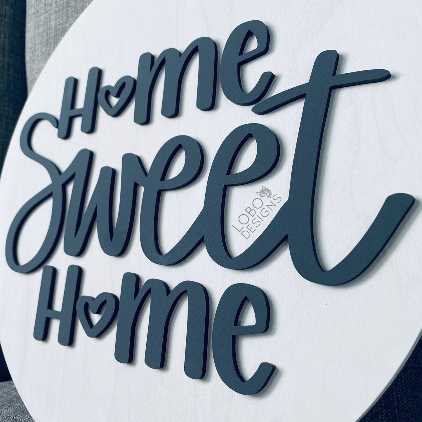 Digital Design — "Home Sweet Home" w/ Mini Shiplap Backboards and Frames