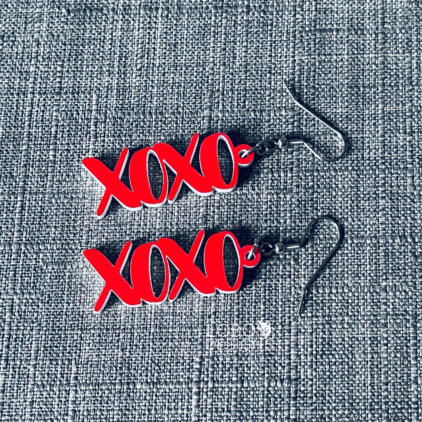 Digital Design — XOXO Earrings