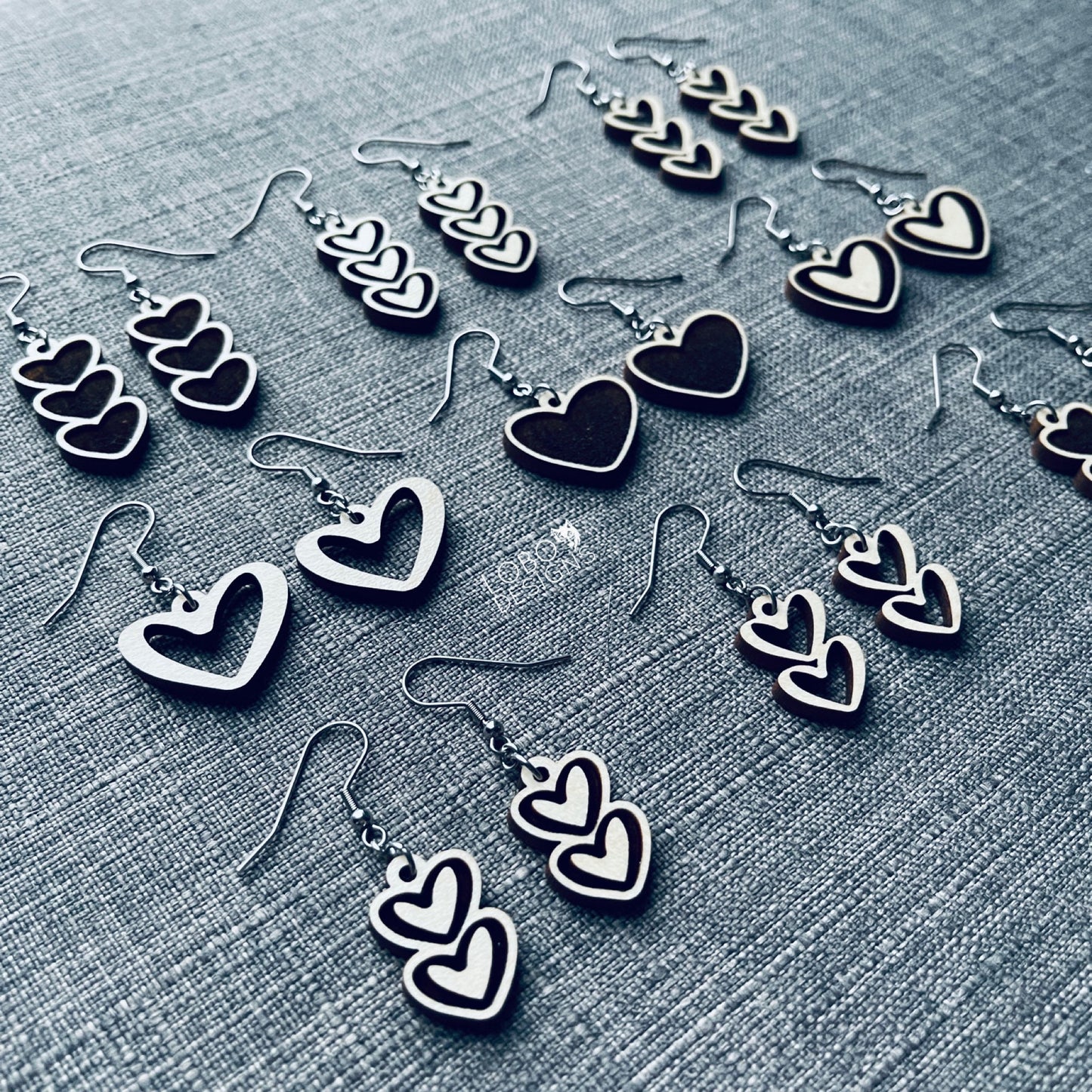 Digital Design — Heart Earring Bundle