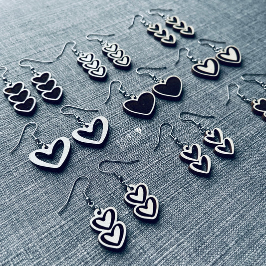 Digital Design — Heart Earring Bundle