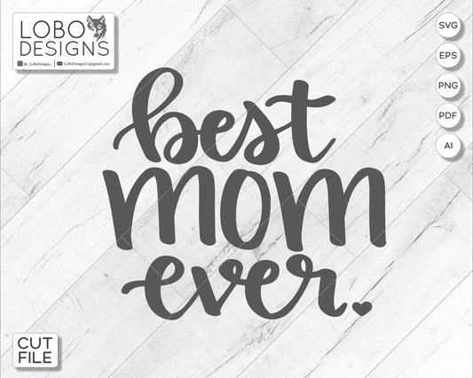 Digital Design — "Best Mom Ever" w/ Mini Shiplap Backboards and Frames