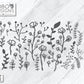 Digital Design — Twigs, Leaves, and Flowers