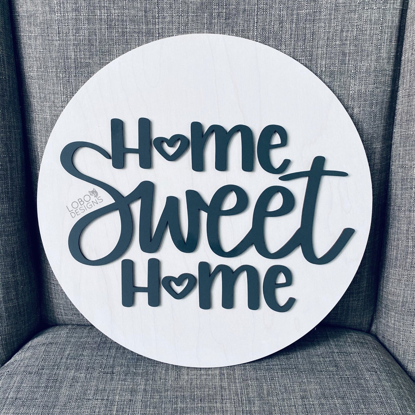 Digital Design — "Home Sweet Home" w/ Mini Shiplap Backboards and Frames