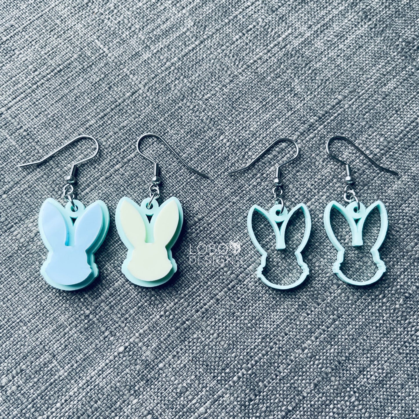 Digital Design — Bunny Earrings