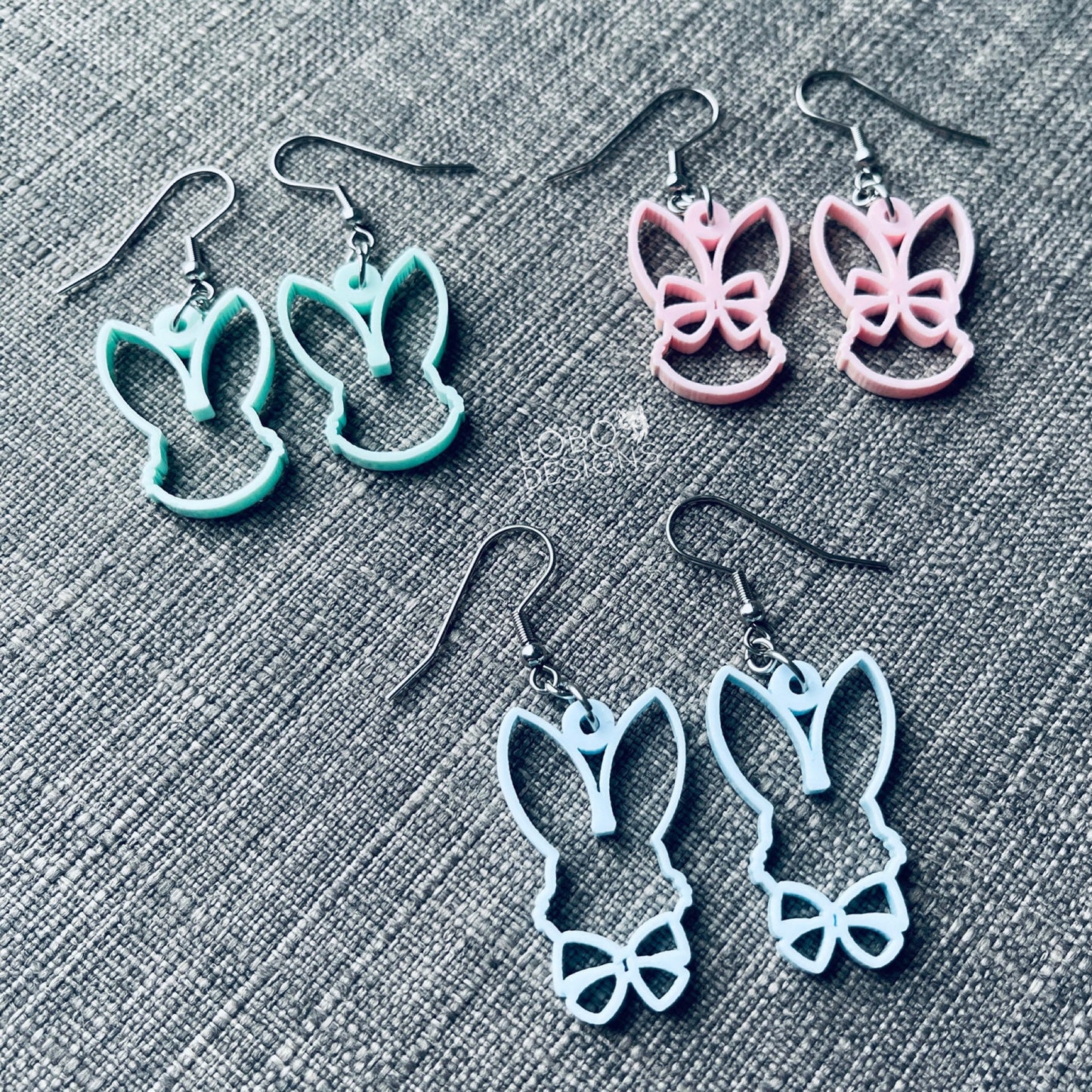 Digital Design — Bunny Earrings