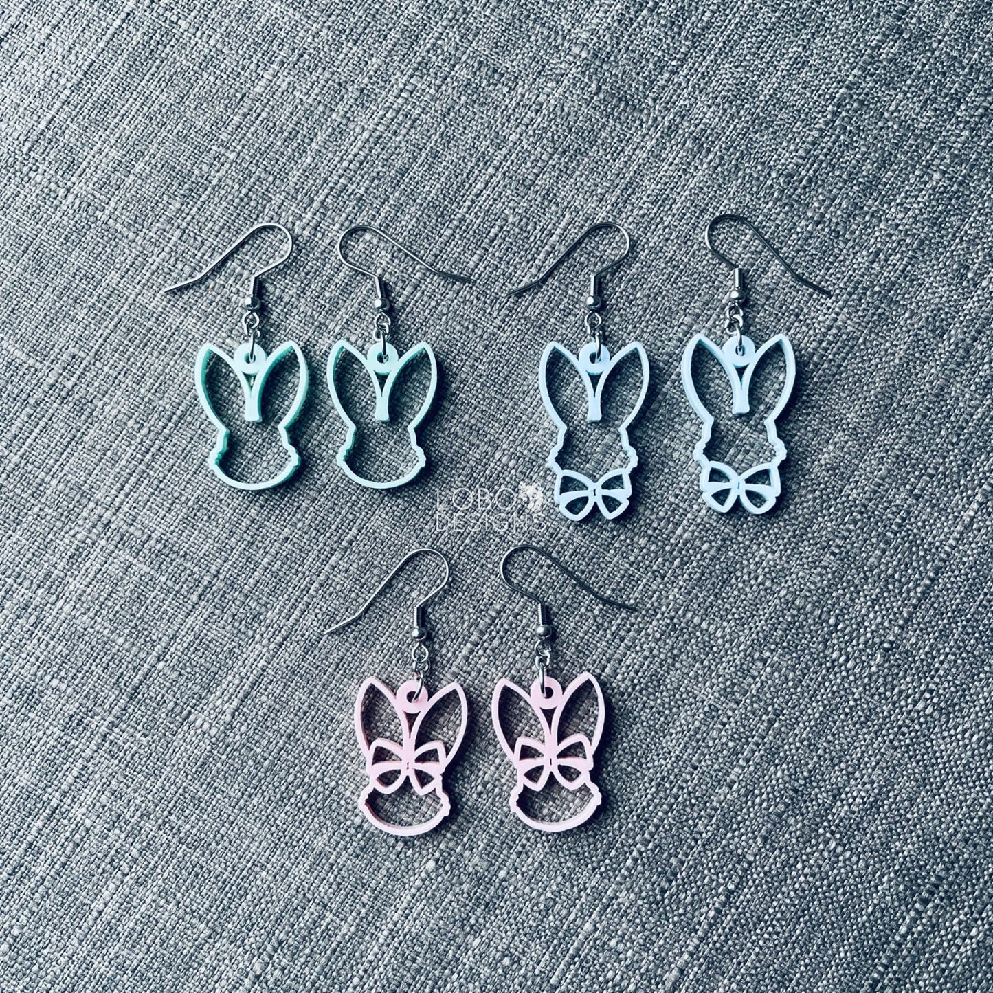 Digital Design — Bunny Earrings