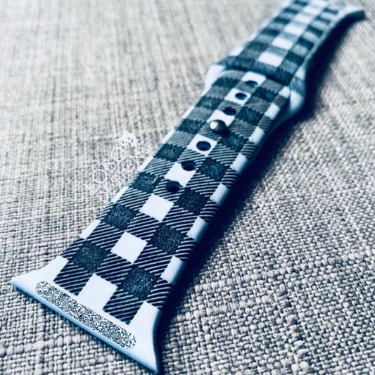 Digital Design — Buffalo Plaid Watch Band Pattern