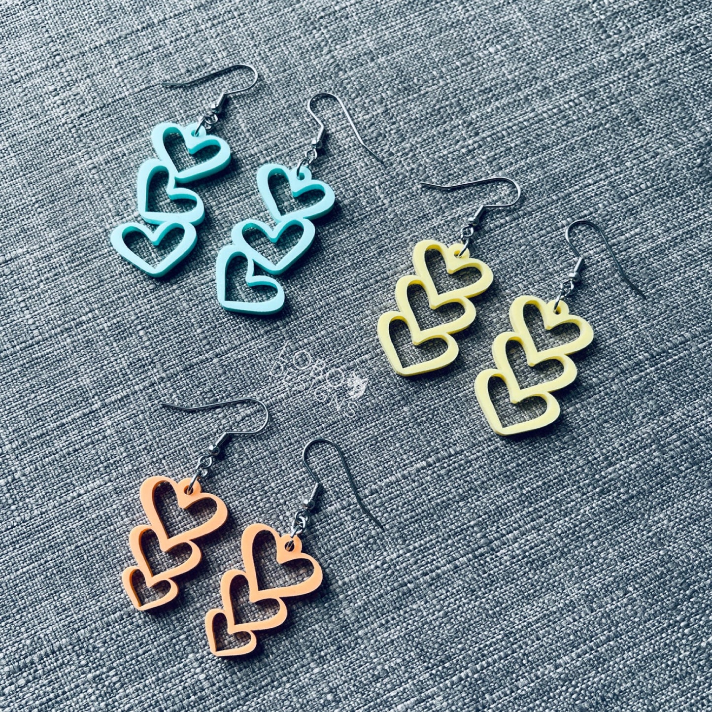 Digital Design — Heart Earrings