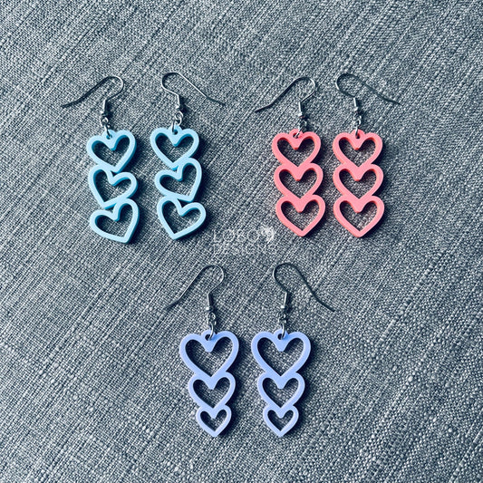 Digital Design — Heart Earrings